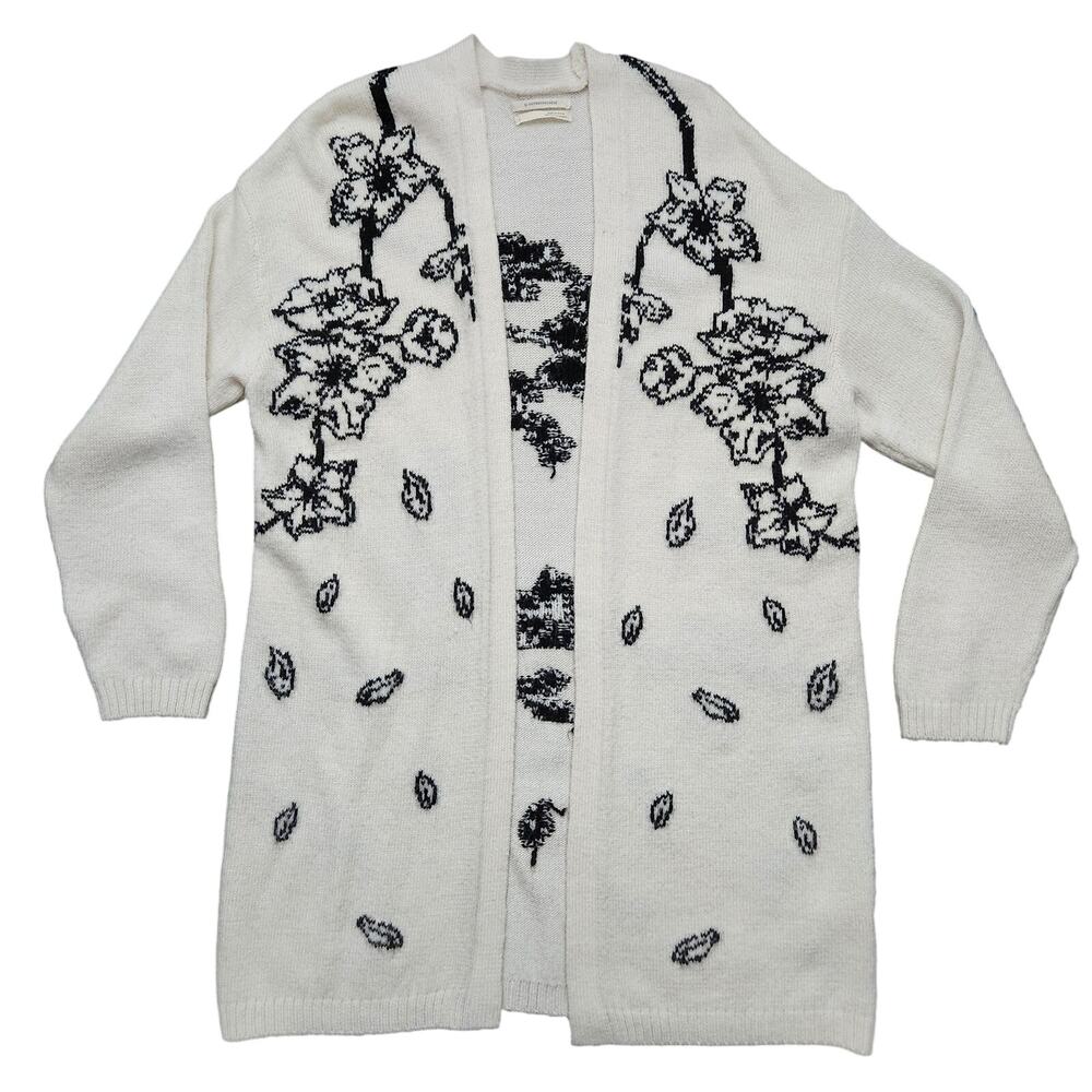 Anthropologie Nadia Floral Cardigan Size Small